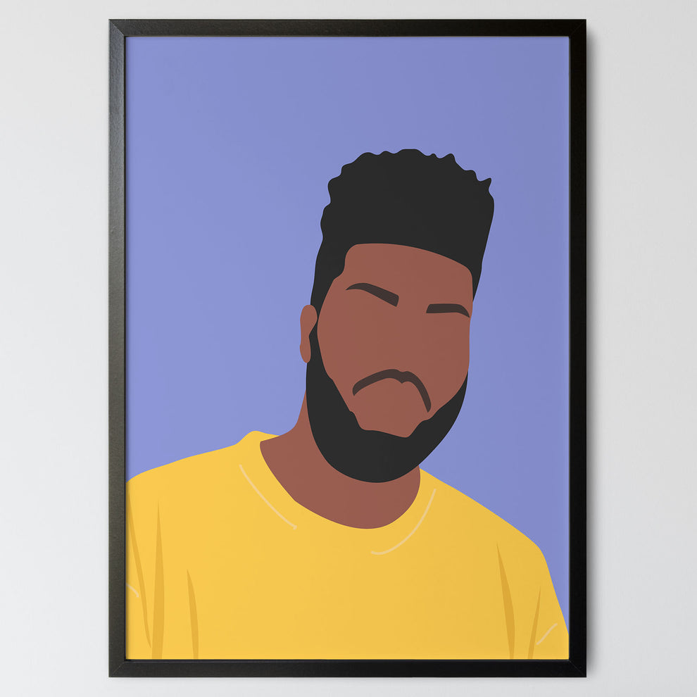Khalid Post Khalid Poster – Minimal Wall