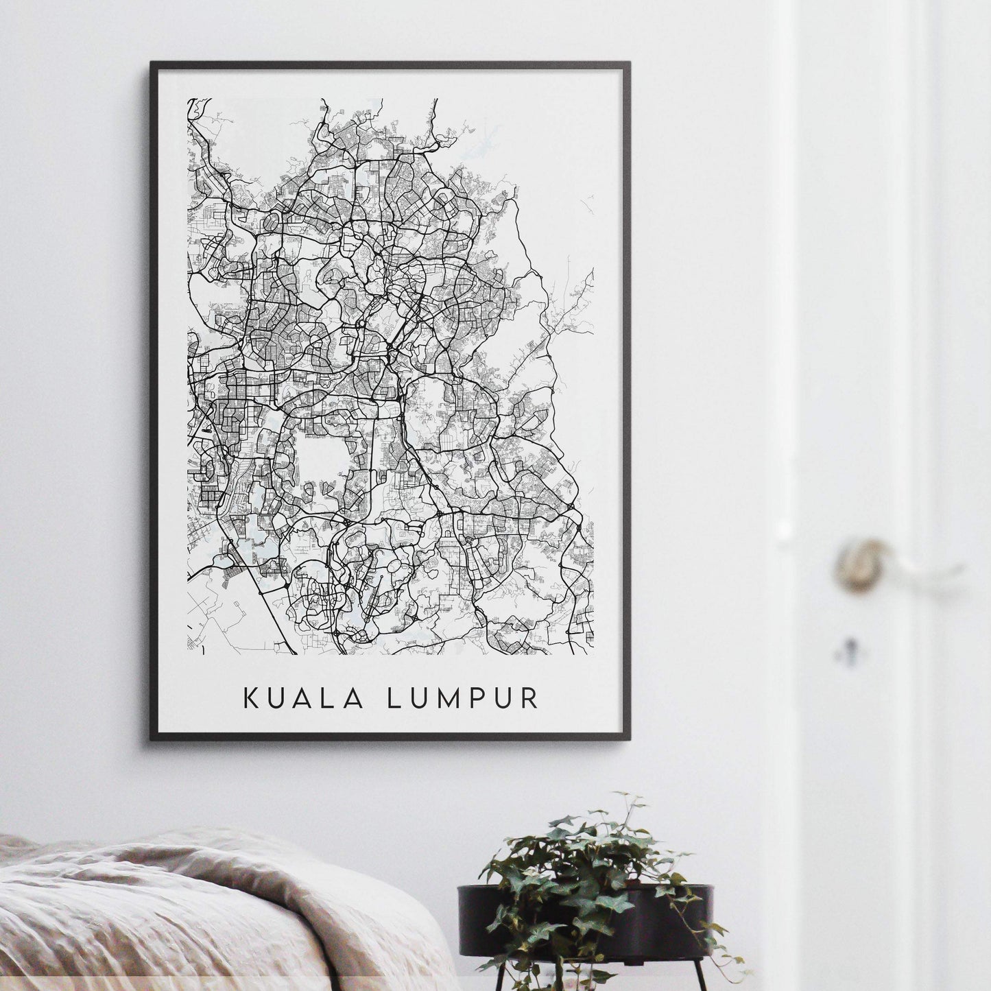 Kuala Lumpur Map Print - Malaysia