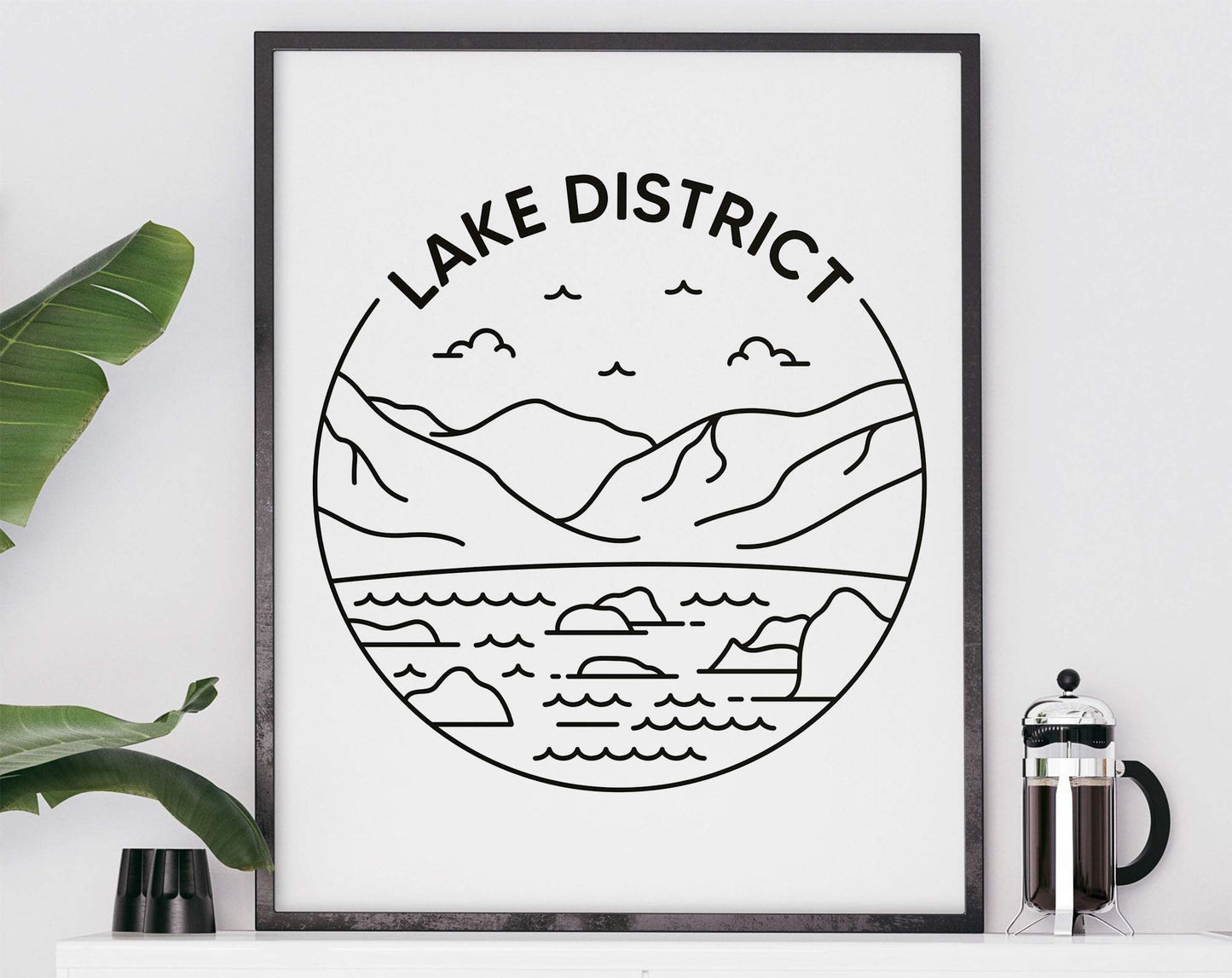 Lake District Print - National Park, Cumbria Poster