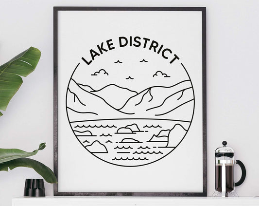 Lake District Print - National Park, Cumbria Poster