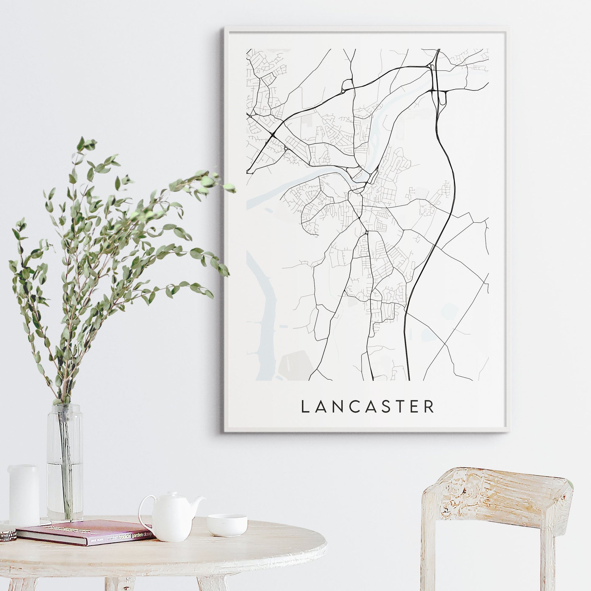 Lancaster Map Print