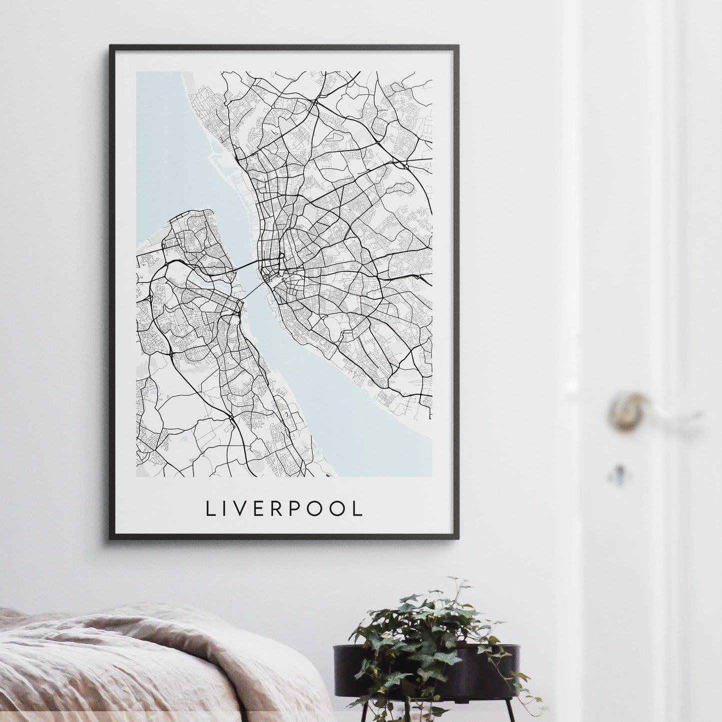 Liverpool Map Print