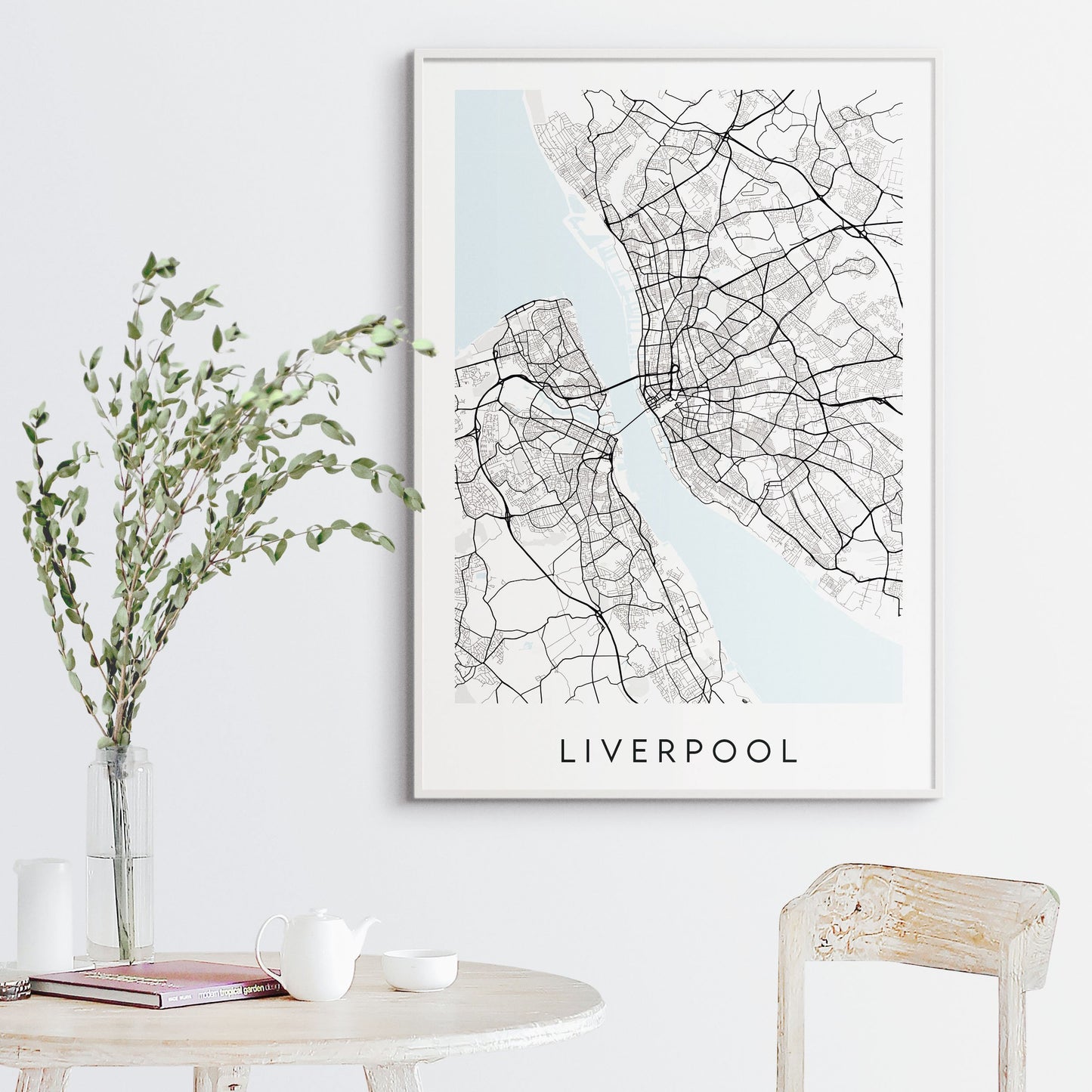 Liverpool Map Print