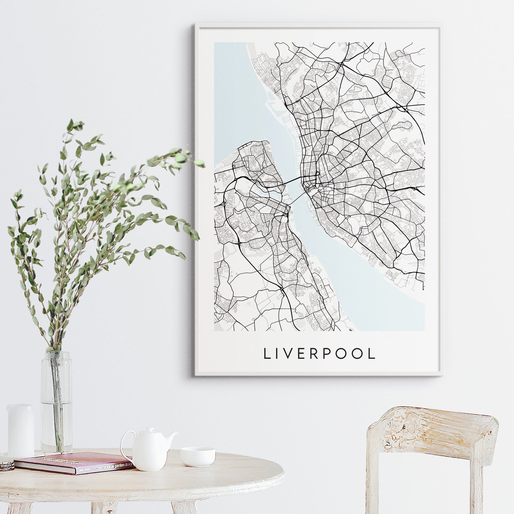 Liverpool Map Print