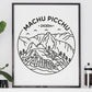 Machu Picchu Print - Inca Trail, Andes Mountains, Peru Poster