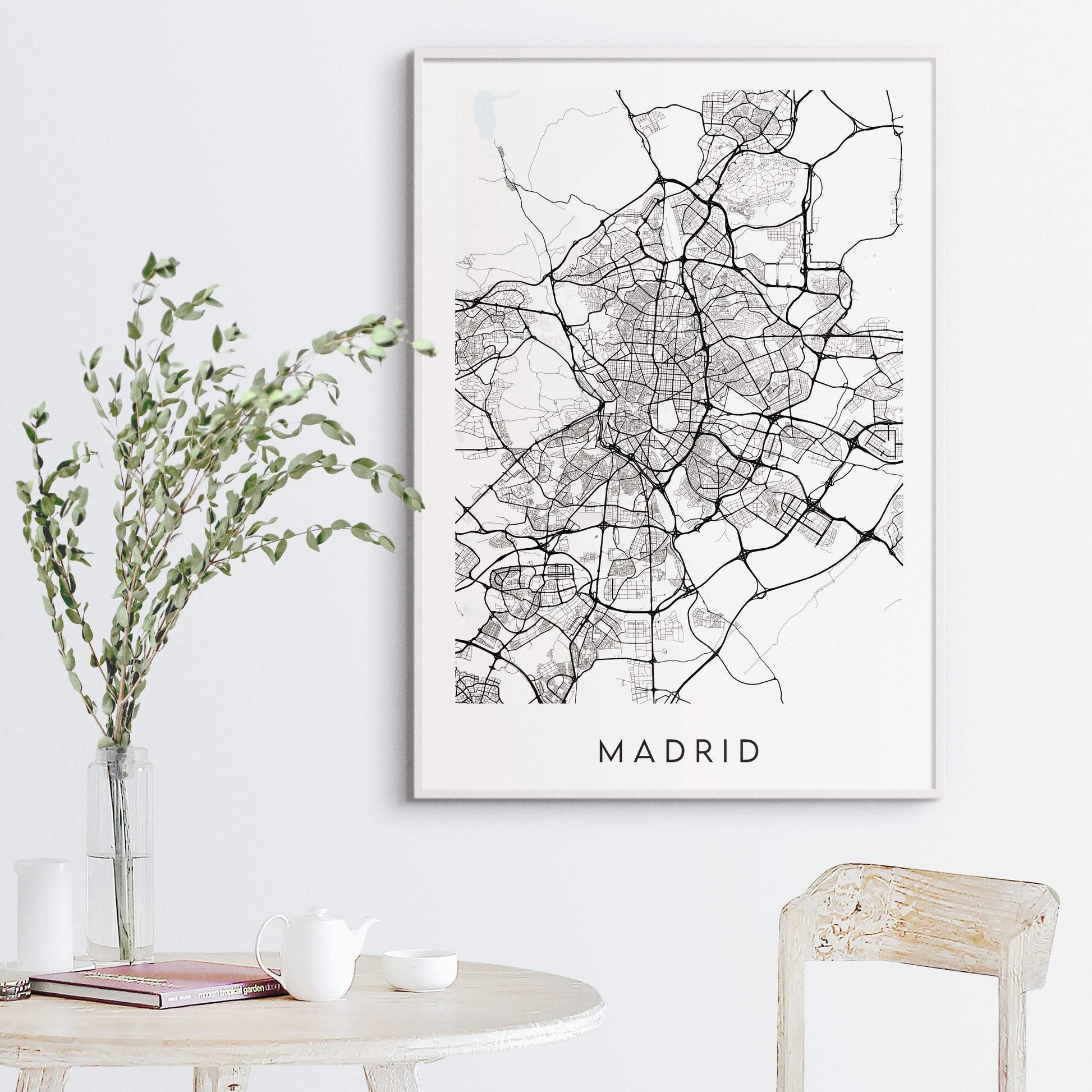 Madrid Map Print - Spain