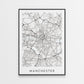 Manchester Map Print