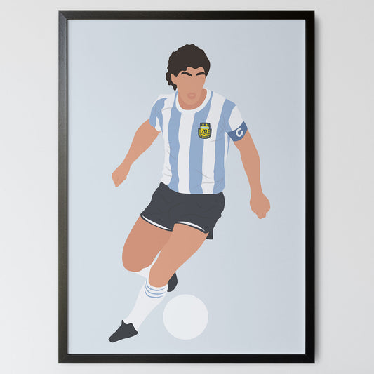 Diego Maradona Poster Argentina