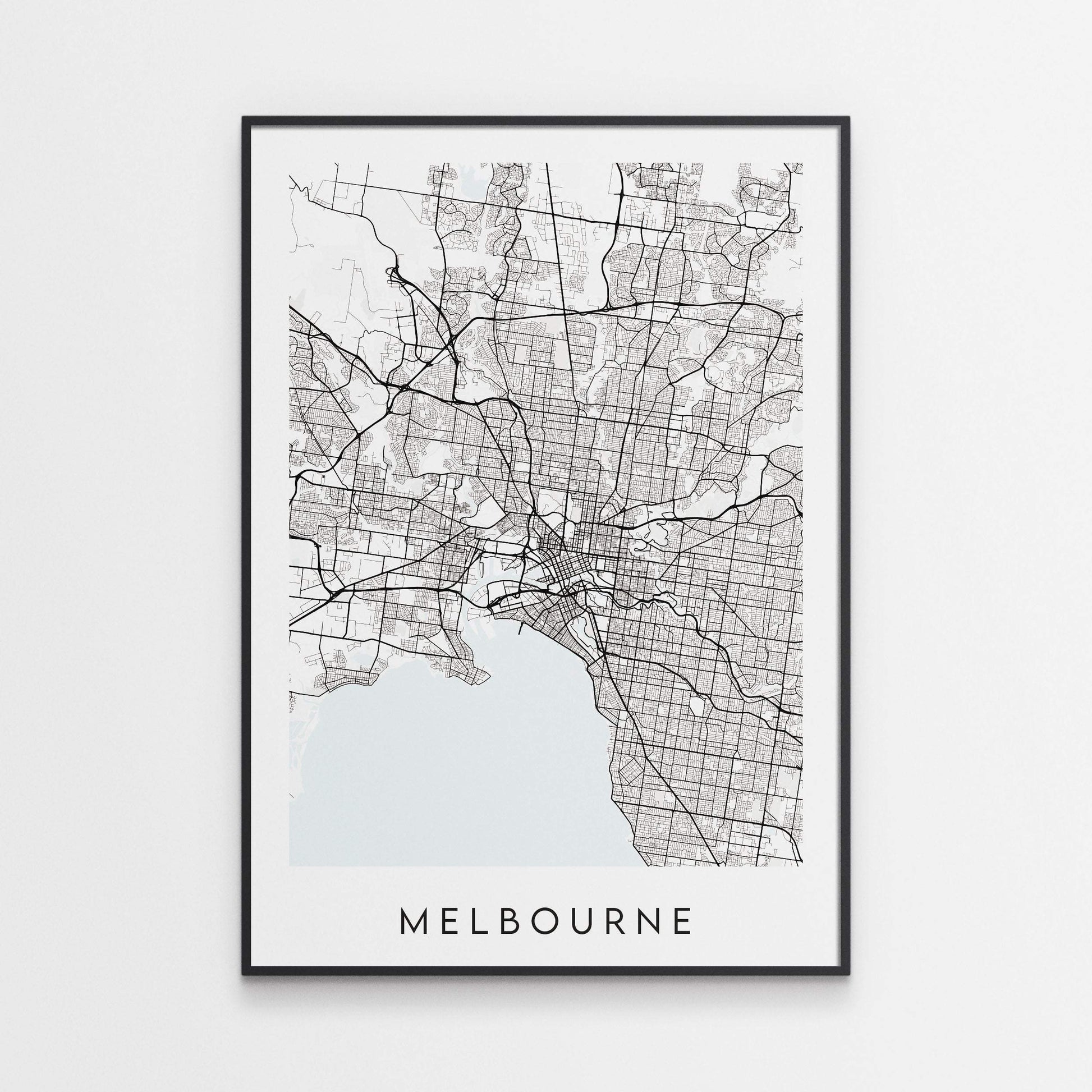 Melbourne Map Print - Australia