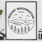 Mount Washington Print - Agiocochook, New Hampshire Poster