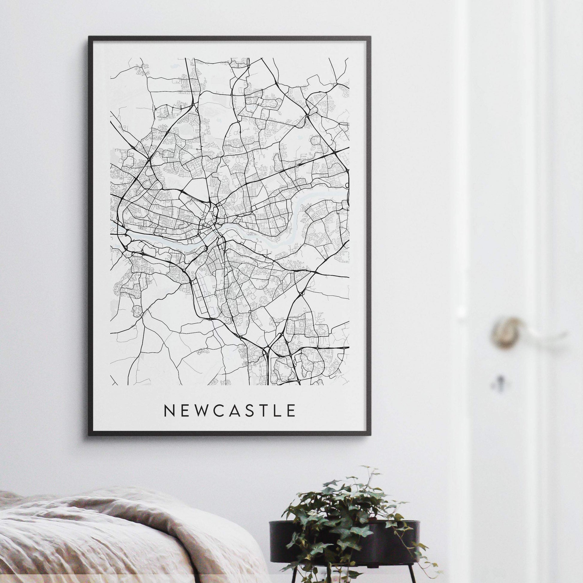 Newcastle Map Print