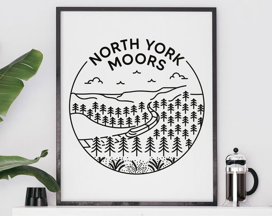 North York Moors Print - National Park, North Yorkshire Poster