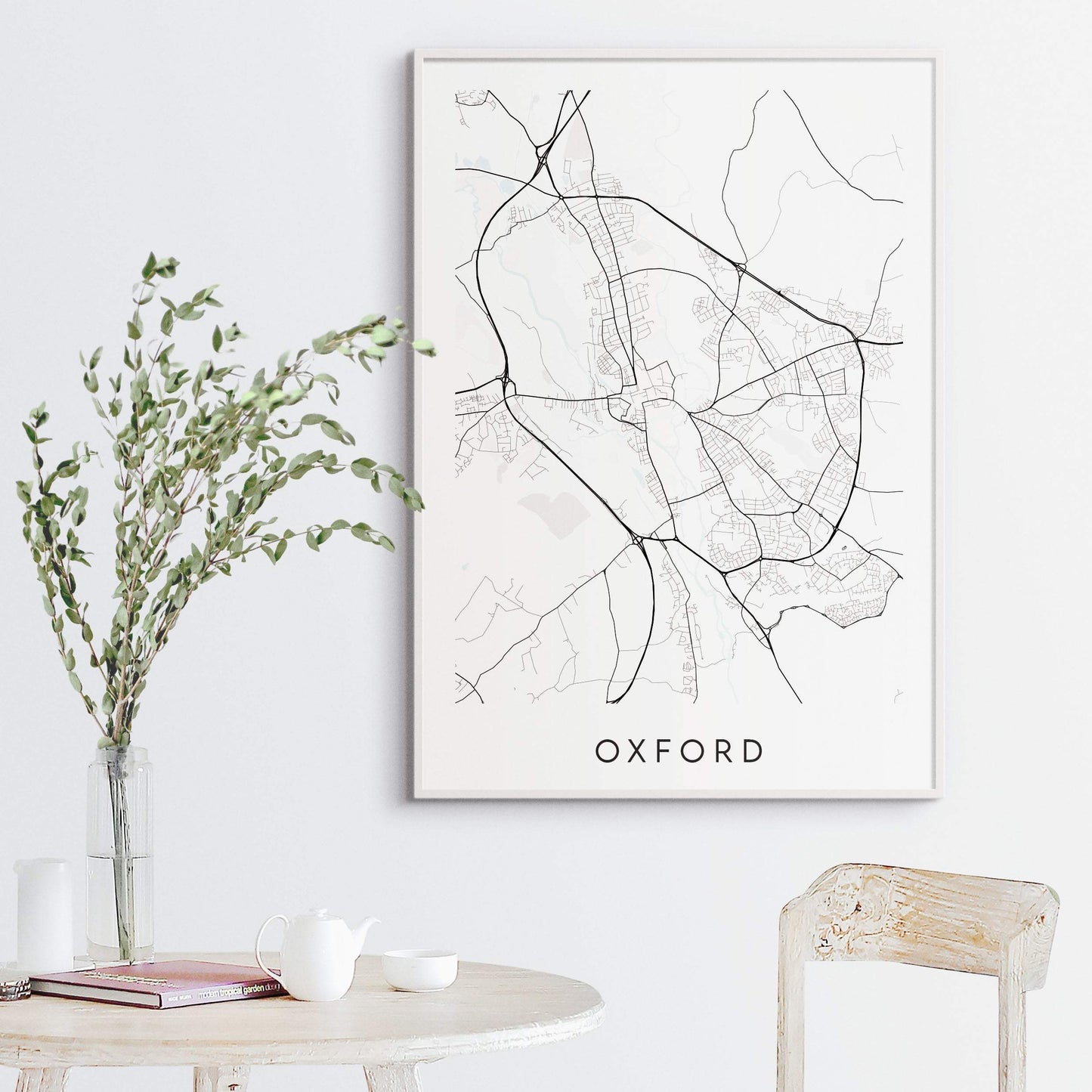 Oxford Map Print