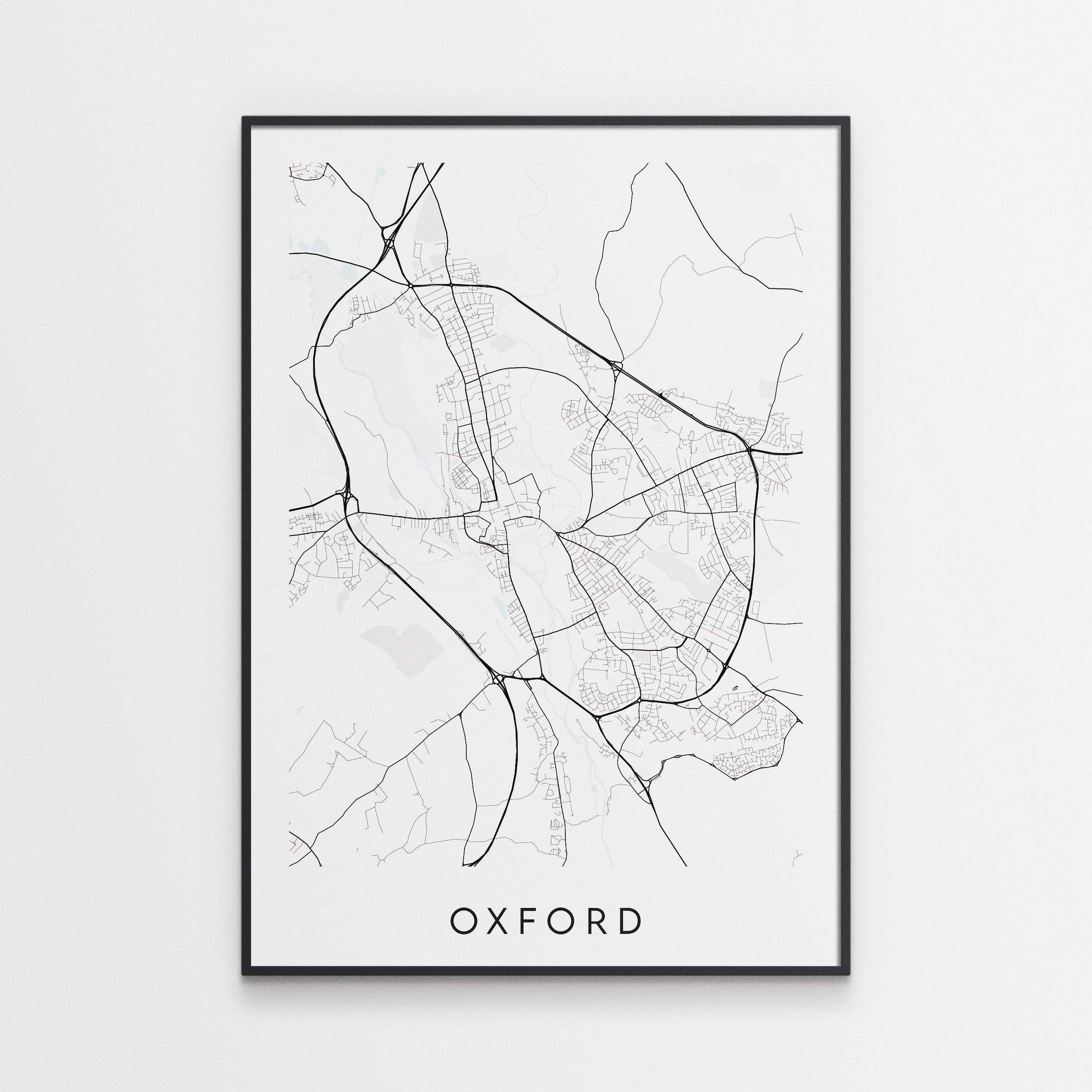 Oxford Map Print