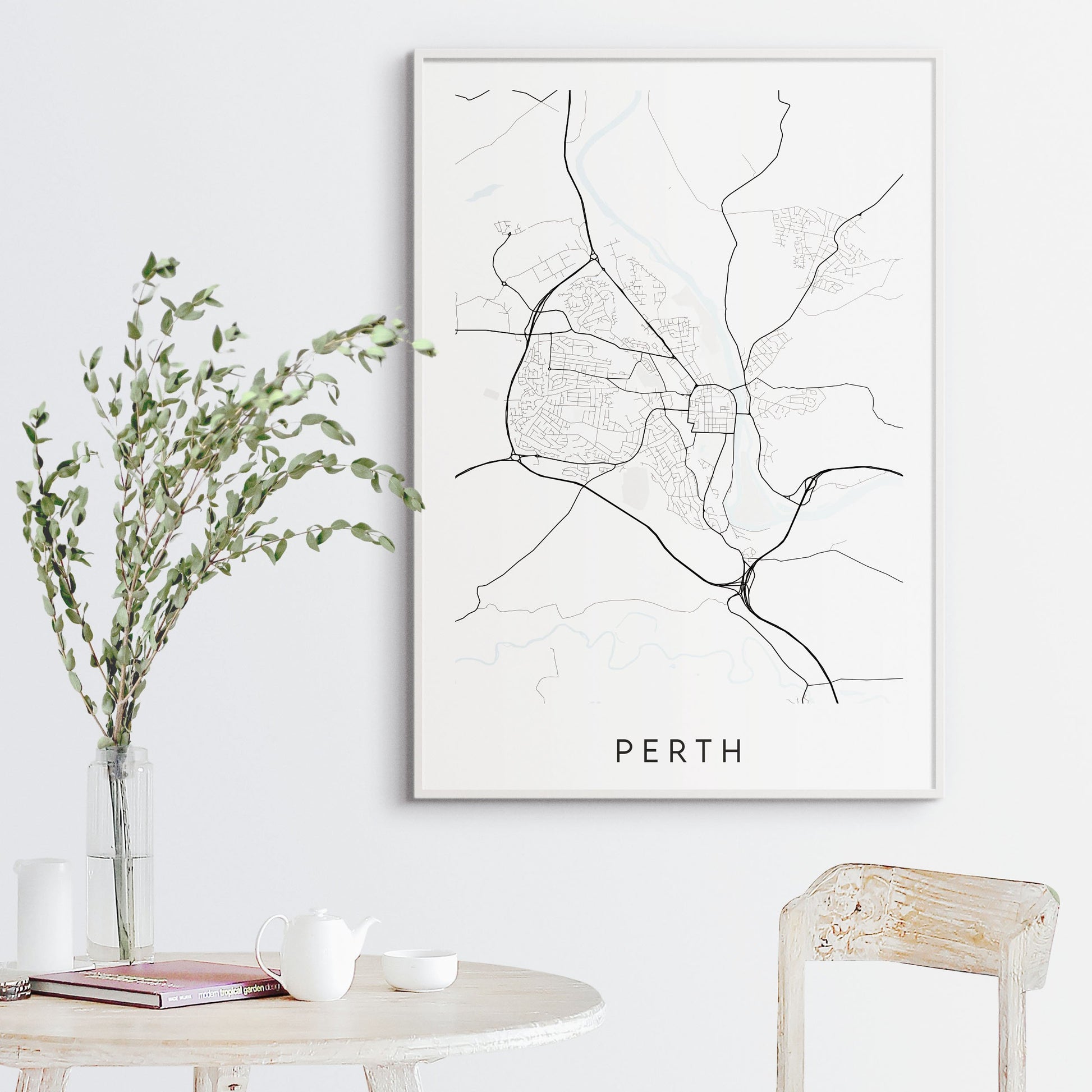 Perth Map Print - Scotland