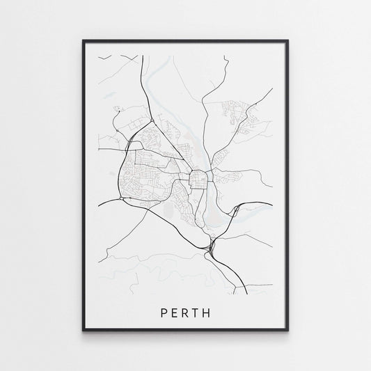Perth Map Print - Scotland