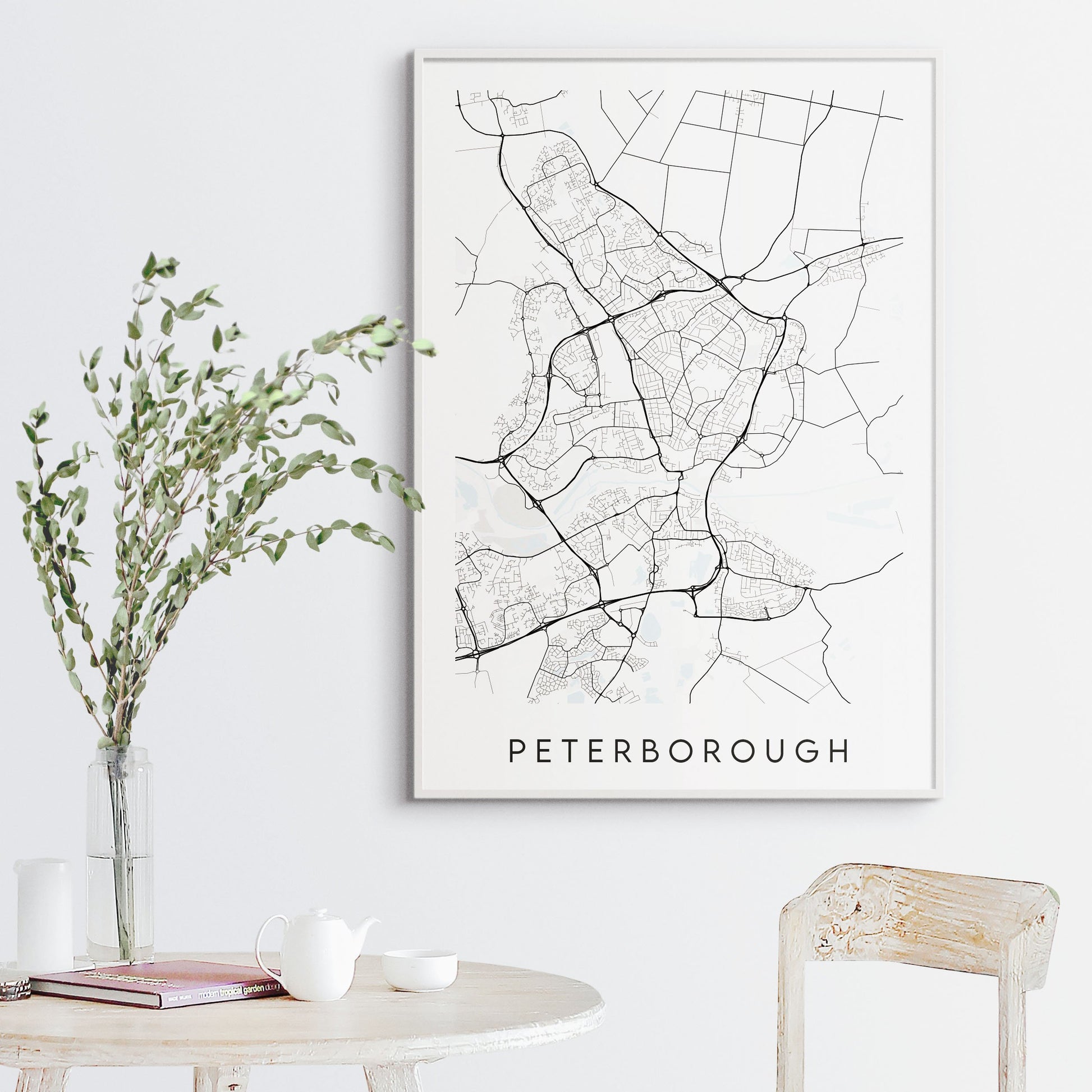 Peterborough Map Print