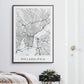 Philadelphia Map Print - Pennsylvania USA