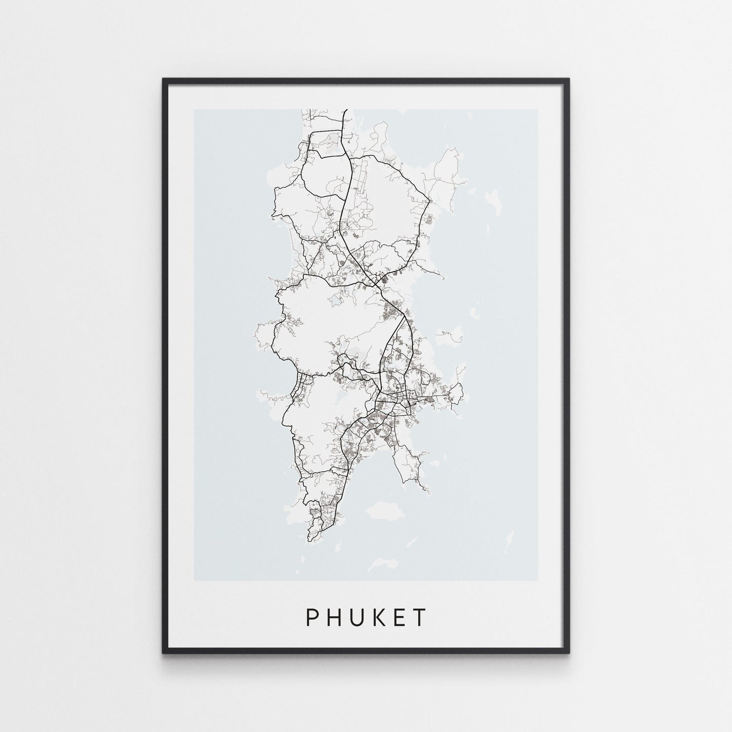 Phuket Map Print - Thailand