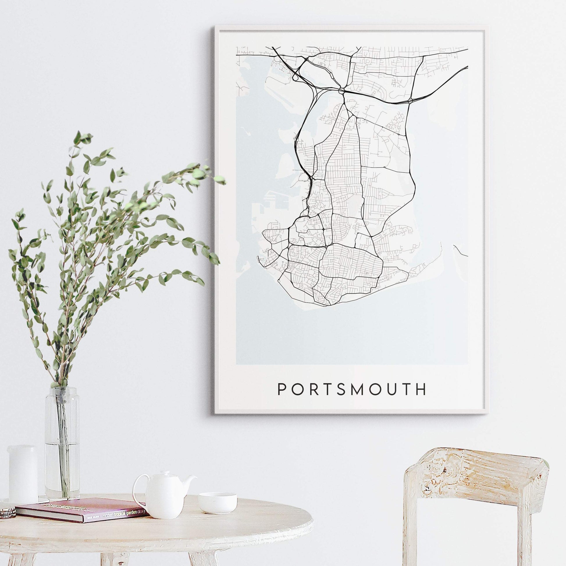 Portsmouth Map Print