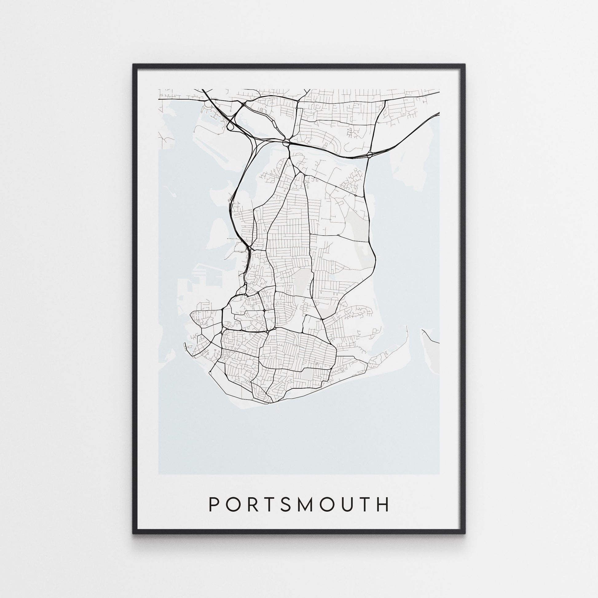 Portsmouth Map Print