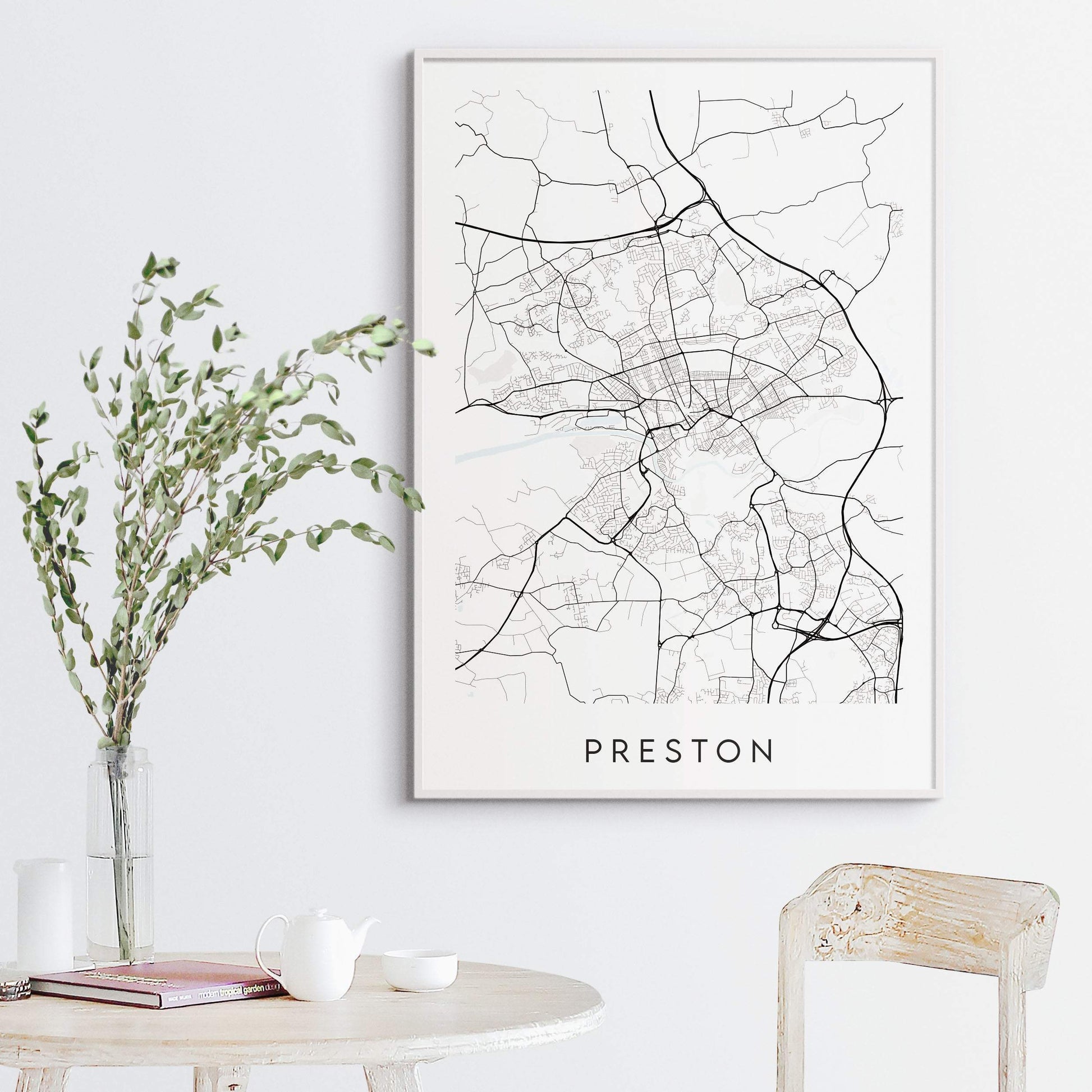 Preston Map Print