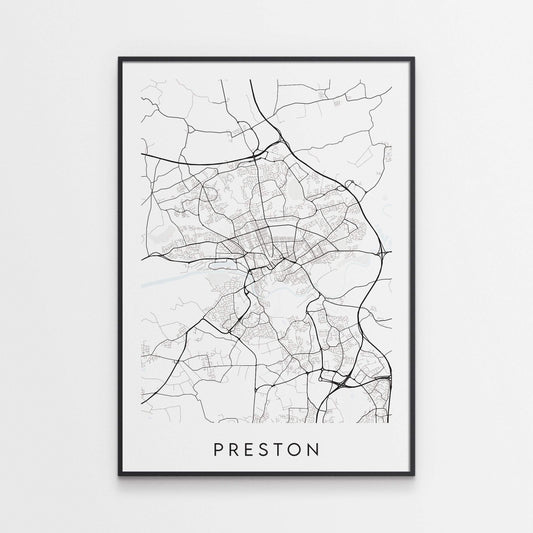 Preston Map Print
