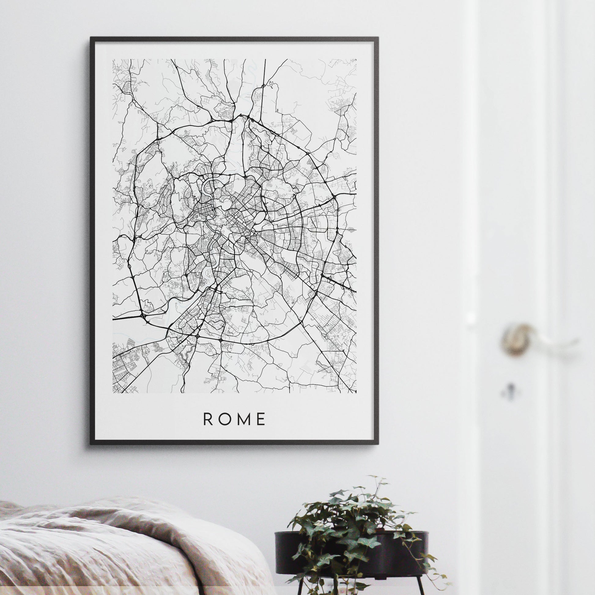 Rome Map Print - Italy