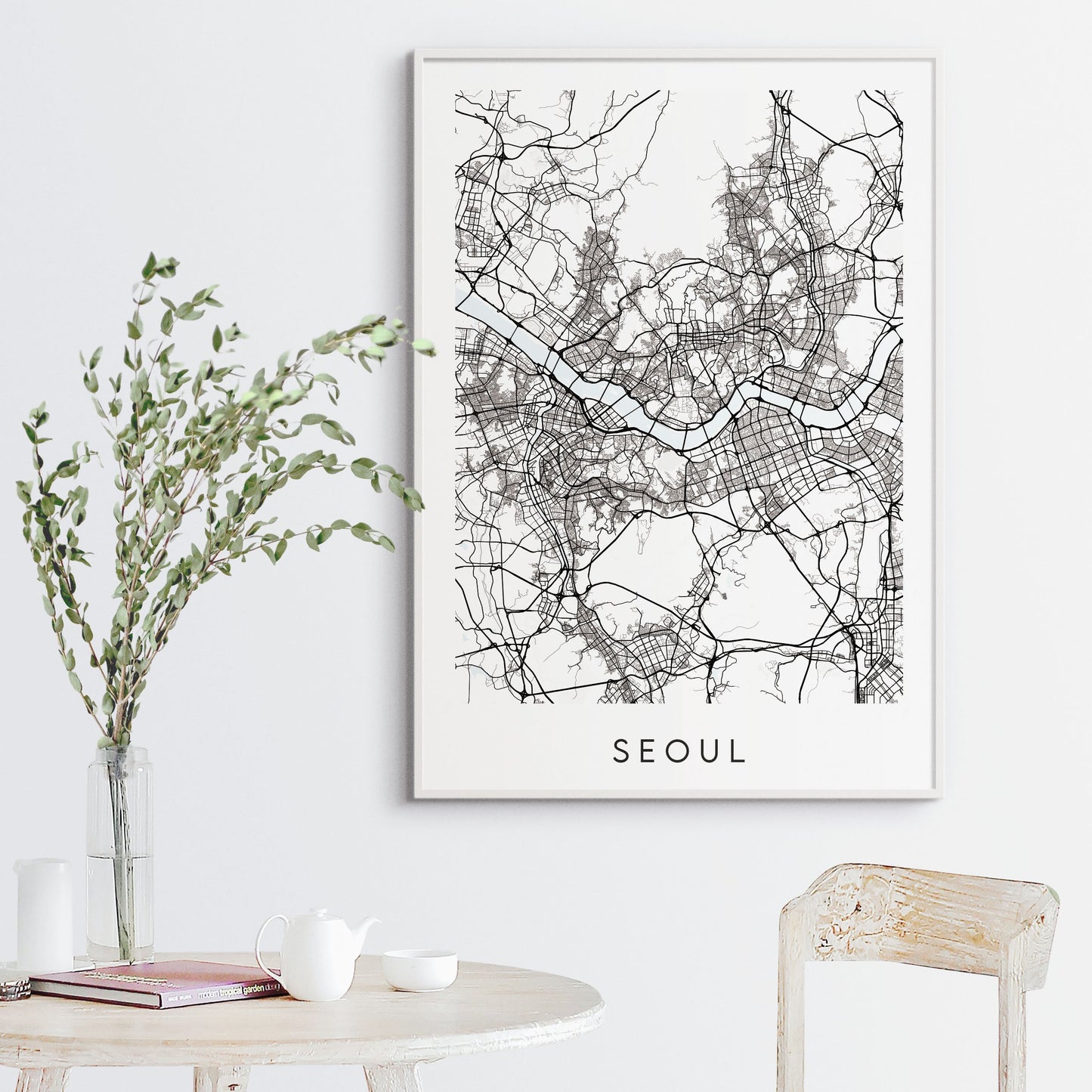 Seoul Map Print - South Korea