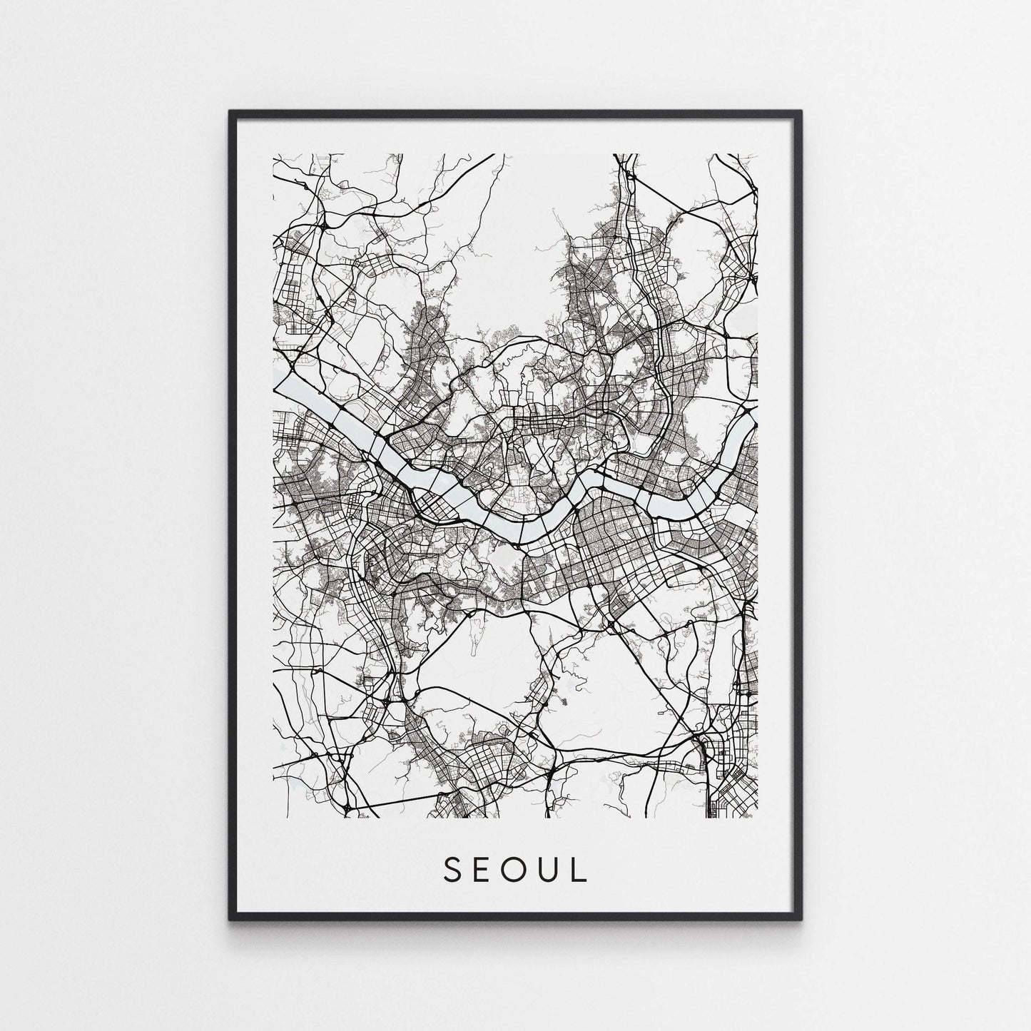 Seoul Map Print - South Korea