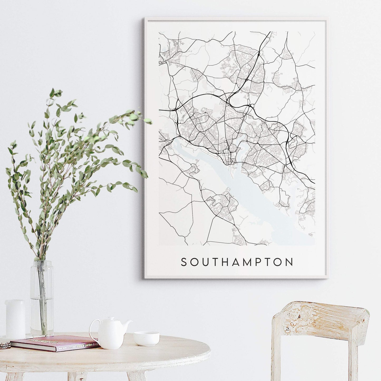 Southampton Map Print