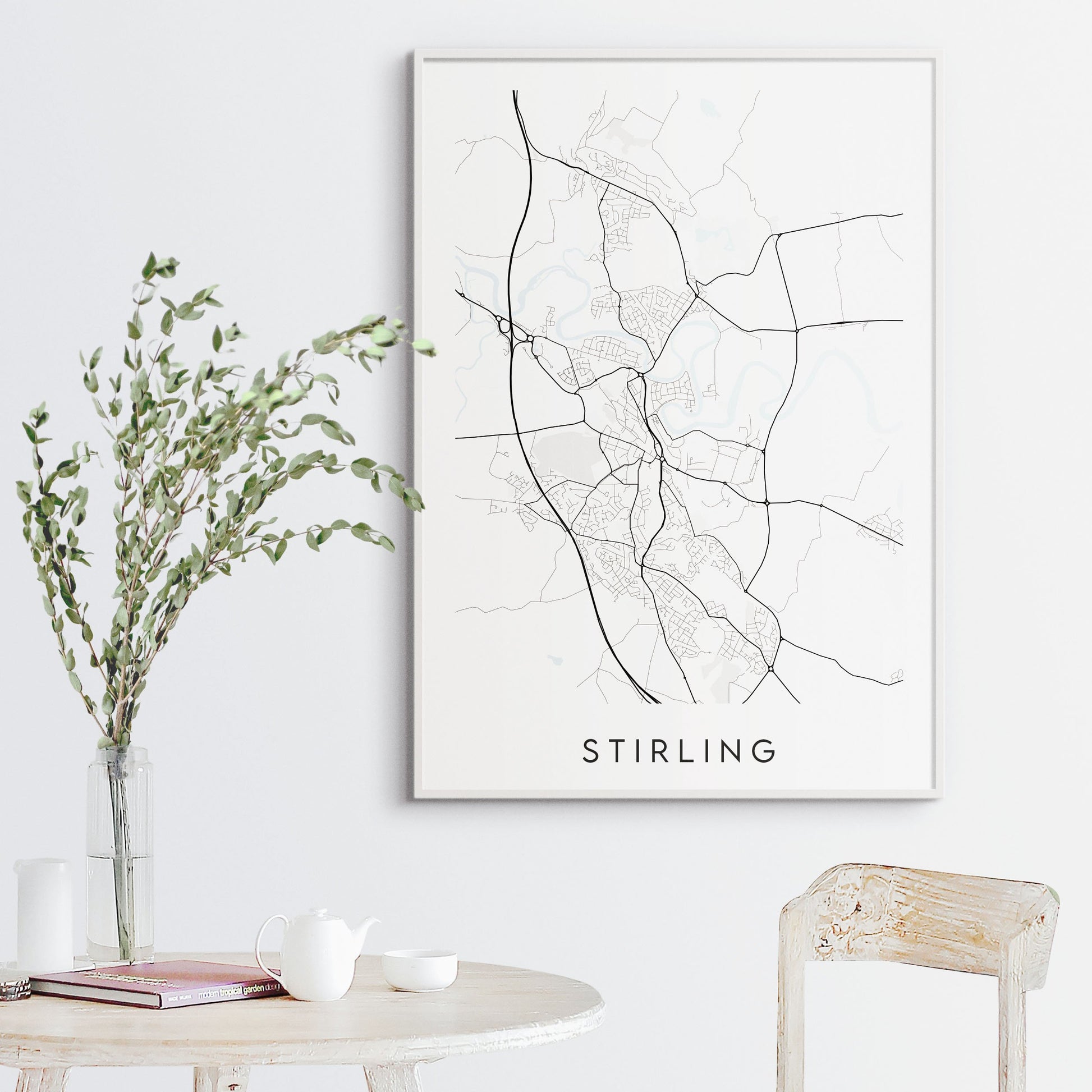 Stirling Map Print - Scotland