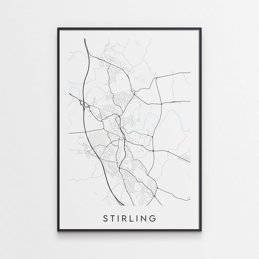 Stirling Map Print - Scotland