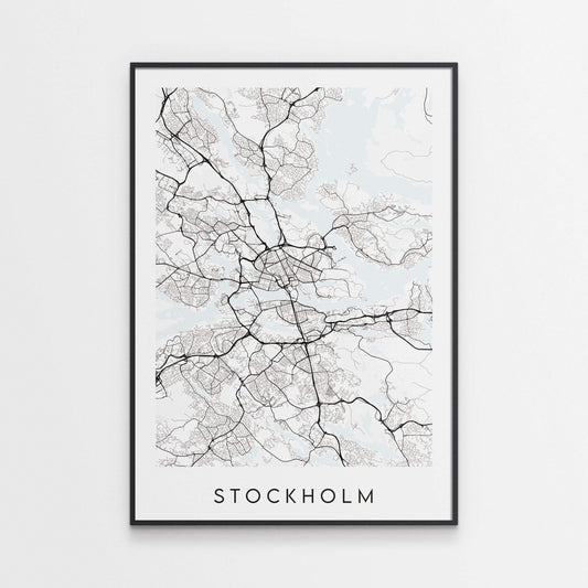 Stockholm Map Print - Sweden
