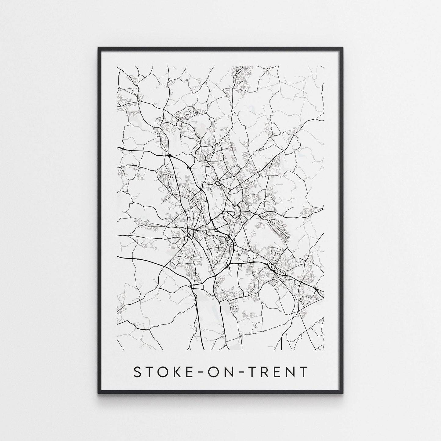 Stoke-on-Trent Map Print