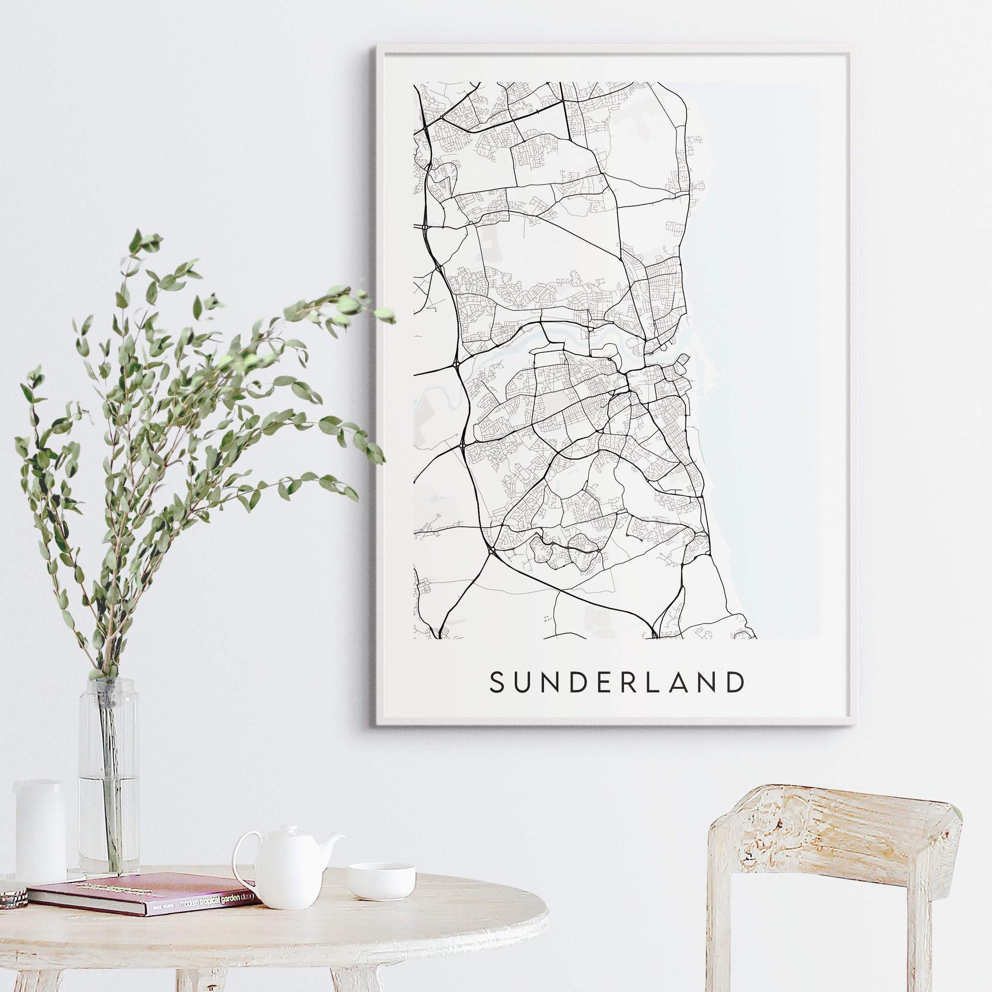 Sunderland Map Print