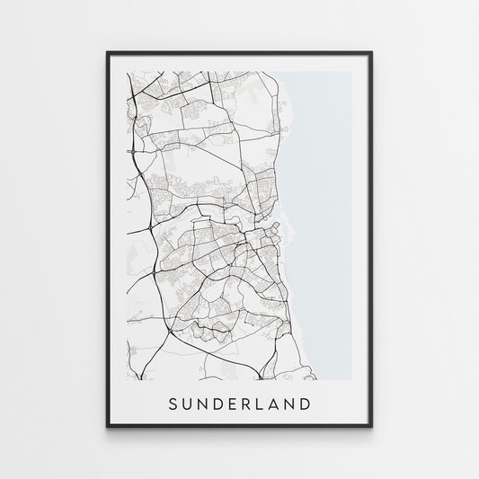 Sunderland Map Print