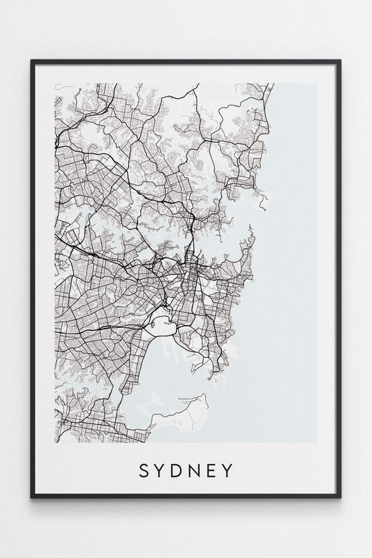 Sydney Map Print - Australia
