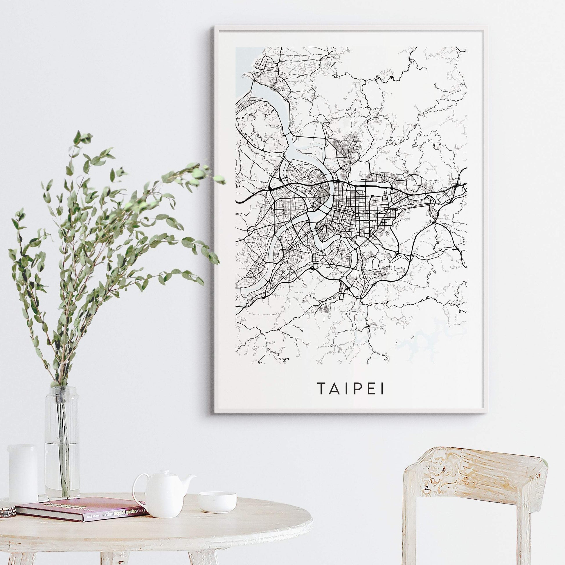 Taipei Map Print - Taiwan