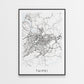 Taipei Map Print - Taiwan