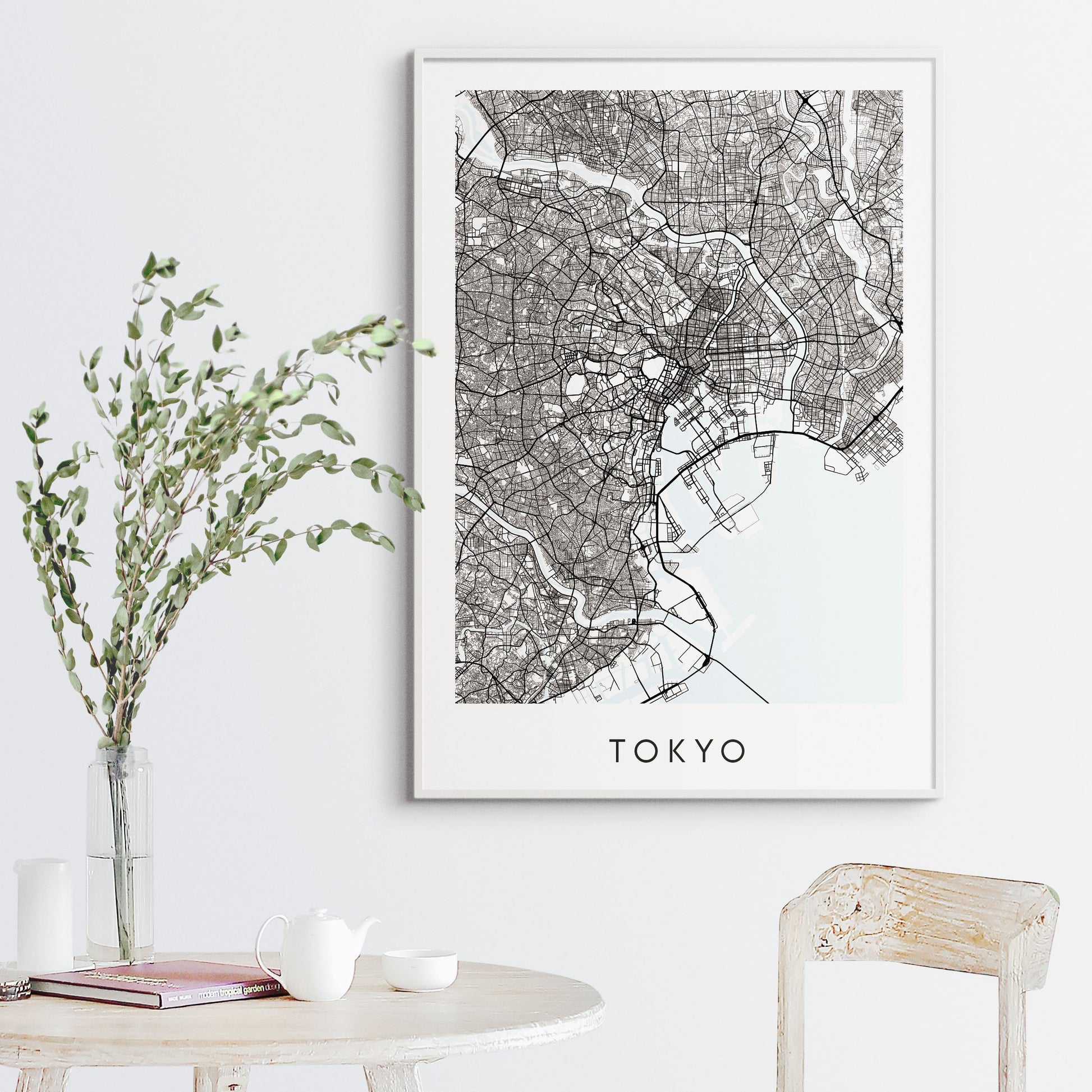 Tokyo Map Print - Japan