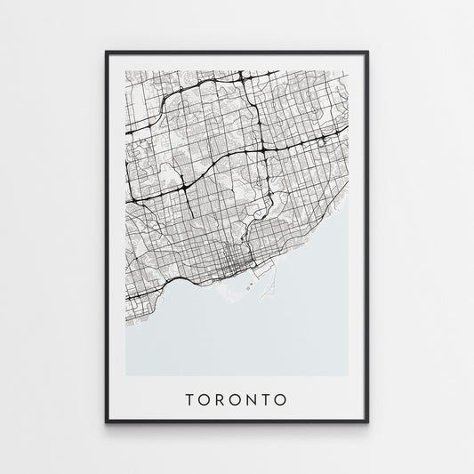 Toronto Map Print - Canada