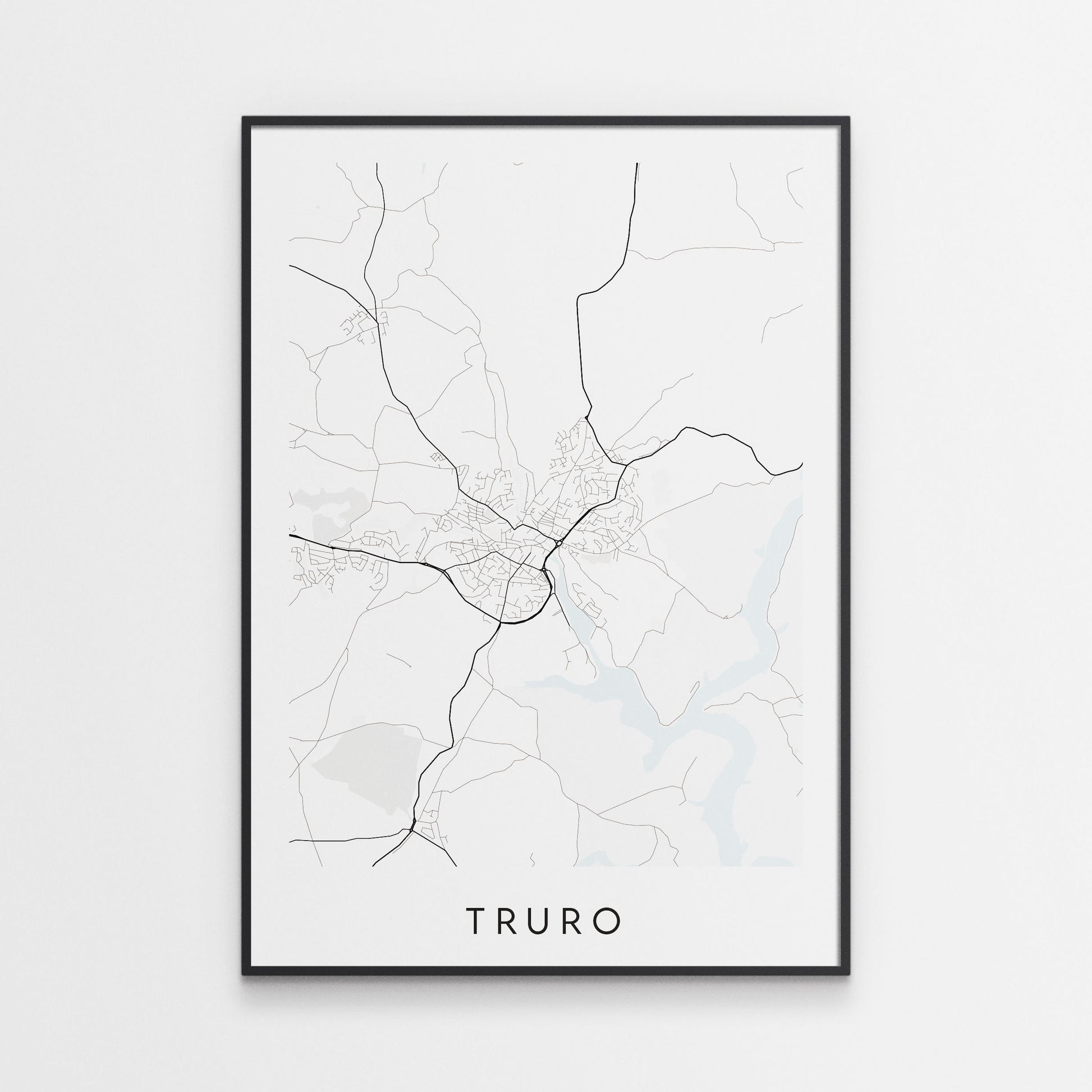 Truro Map Print - Cornwall