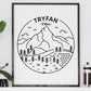 Tryfan Print - Snowdonia, Wales Poster