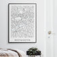 Westminster Map Print - London