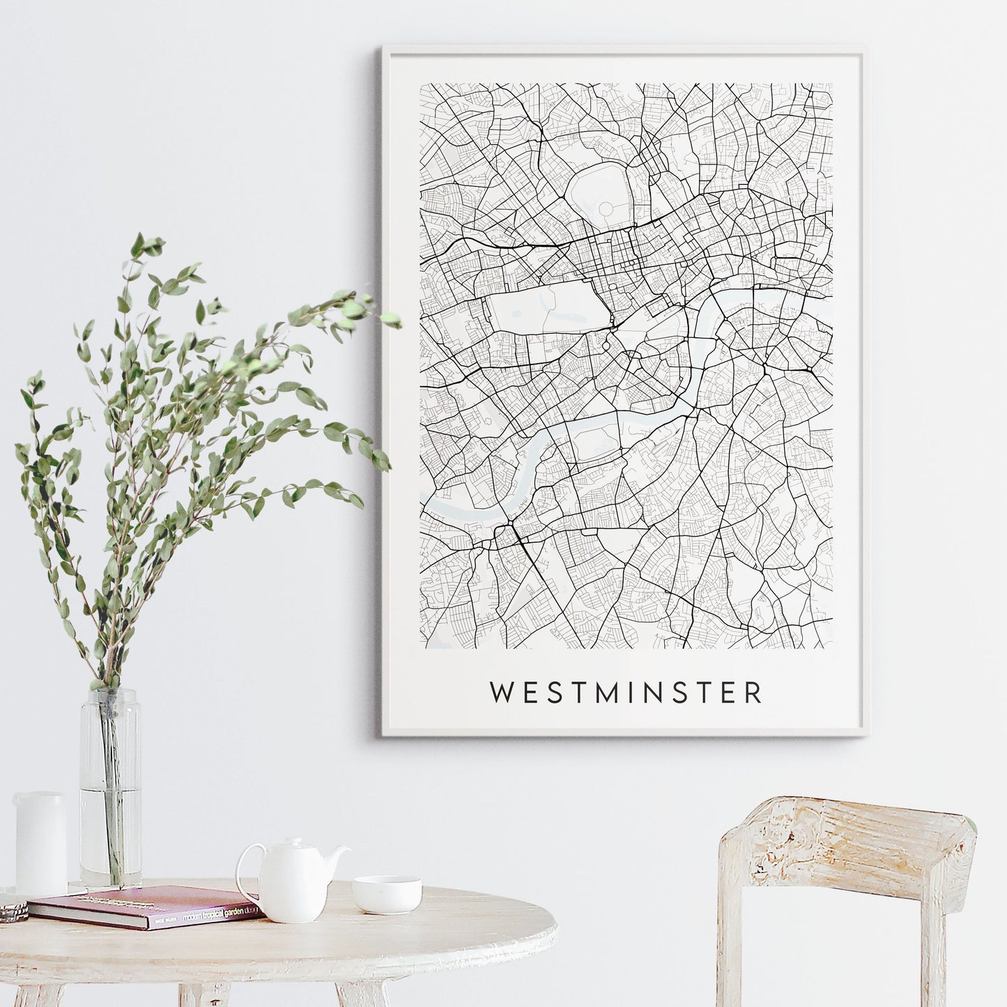 Westminster Map Print - London
