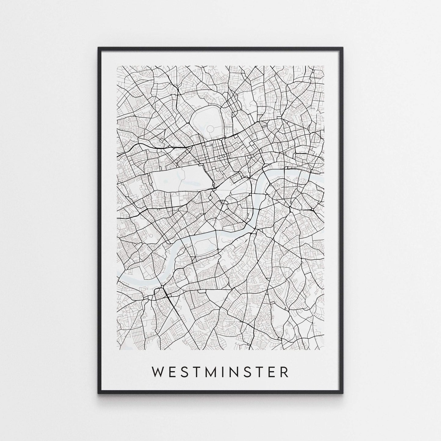 Westminster Map Print - London