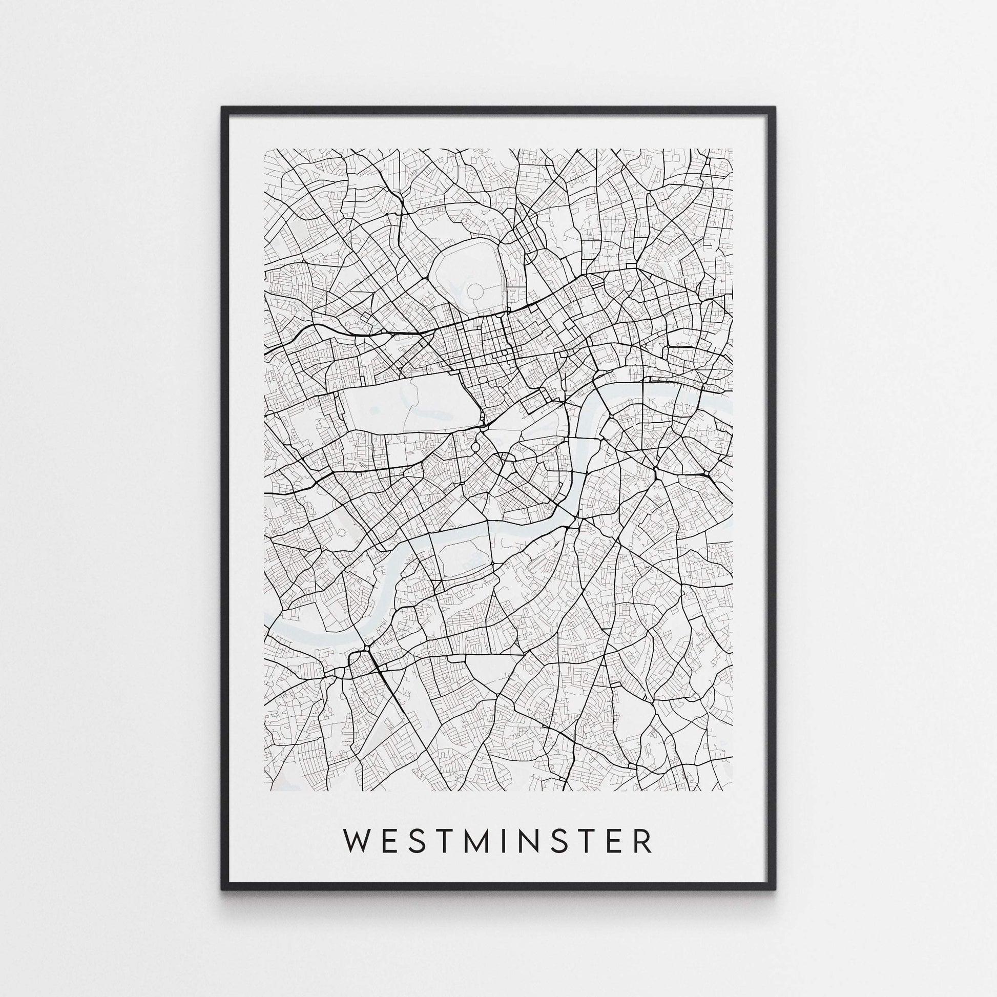 Westminster Map Print - London