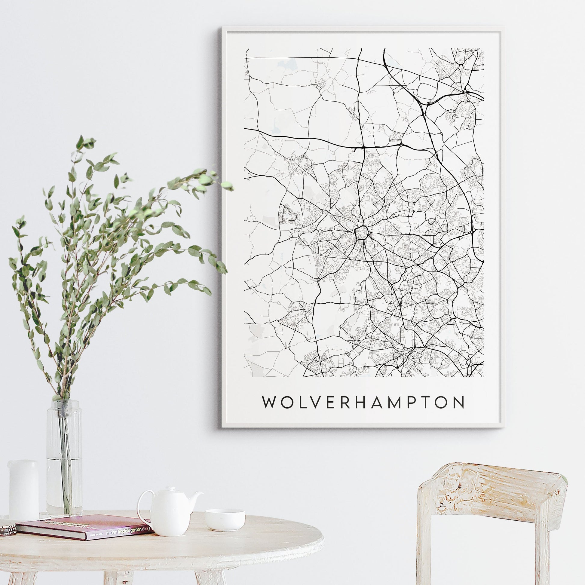 Wolverhampton Map Print