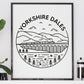 Yorkshire Dales Print - National Park, Ribblehead Viaduct Poster